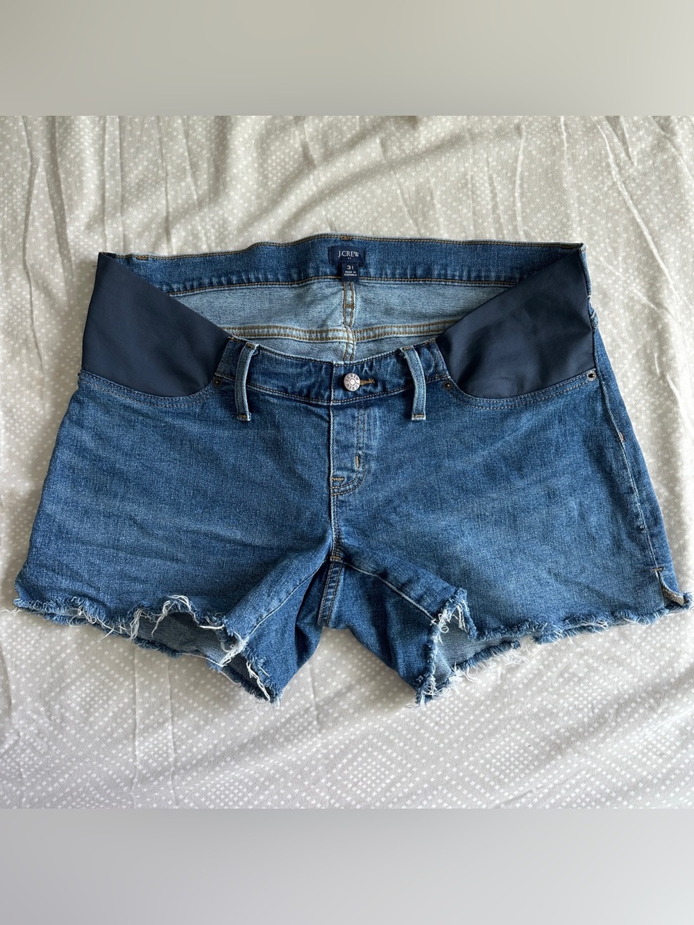 J. Crew Maternity Low Rise Denim Cutoff Short
